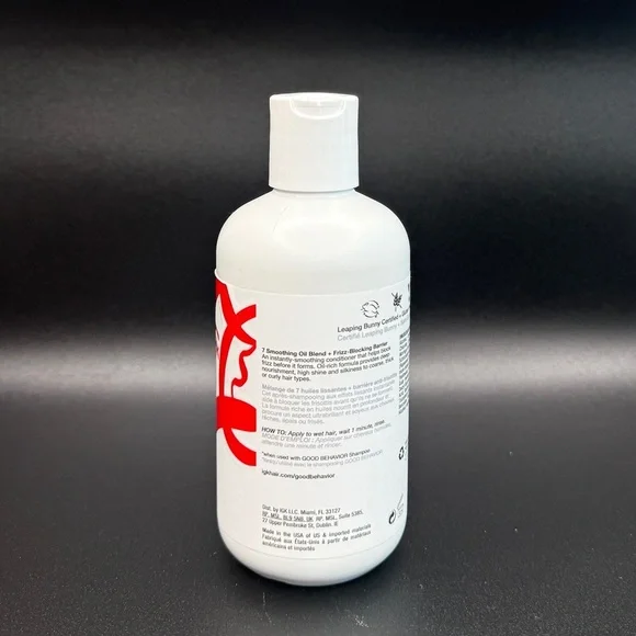 IGK Good Behavior Smoothing Conditioner | Anti-Frizz + Shine | 8 oz - Picture 2 of 3